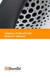 Manuel Utilisateur Shoretel - Telephone 265 - FR