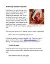 A Winning Gambler’s Secrets