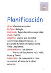 Planificación de la presentación de Cs Naturales