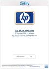 Free HP HP0-M41 Practice Test