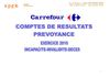 CARREFOUR PREVOYANCE APGIS : résultats 2010 CCE de juin 2011