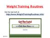 Myths About Weight Training Routines