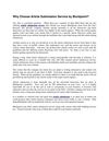 Why Choose Article Submission Service by Blurbpoint?