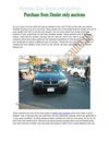 Purchase from Dealer only auctions