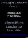 Catalogue signalétique lumineuse bordeaux gironde 33