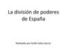 La división de poderes por Guillermo Salas