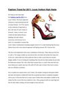 Fashion Trend for 2011: Louis Vuitton High Heels