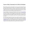 Features of Blog Commenting Service offered by Blurbpoint