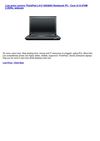 Computers & Accessories - Lenovo ThinkPad L412 440369U Notebook PC - Core i3 i3-370M 2.4GHz, webcam