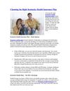 Choosing the Right Kentucky Health Insurance Plan