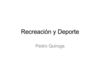 Recreación y Deporte
