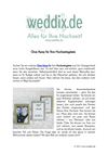Give-Aways fuer Ihre Hochzeitsgaeste