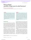 BIOTECNOLOGÍA ¿POSIBLES RIESGOS PARA LA SALUD HUMANA?