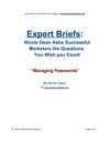 Managing Online Password for Internet Marketers