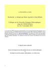 Plan du chantier PHILOSOIN 2011 ,co direction Jean Ribalet et Marie Agostini 