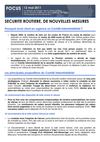 Focus Sécurité routière de nouvelles mesures