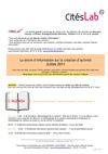 La lettre d'information sur la création (juillet 2011)