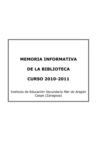 Memoria Biblioteca 2010-11