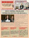 EEUU espera trabajar estrechamente con Ollanta Humala