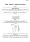 Torno, roscado y taladro con metacrilato