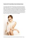 Fashion for 2011: Emma Watson Femme Fashionista Feature
