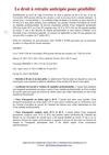 Le droit - retraite anticip-e pour p-nibilit-