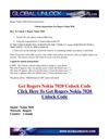 Rogers Nokia 7020 Unlock Instructions - Easy Method