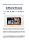 Samsung ST700 - Modify Movies for Your Children!