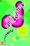 Pré-programme des 5ème rencontres jeunesse