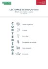 Lecturas para andar por casa. Boletín para padres y madres. nº 6 verano de 2011