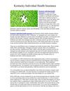 Kentucky Individual Health Insurance