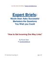 How To Build One Way Incoming Links