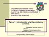 Diapositivas presentadas por el Abogado Mauro Depool, respecto a la materia de Derecho: Deontología Jurídica.