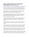 Fisher Capital Management Latest News: Bank deposits rise 3.2 pct in H1
