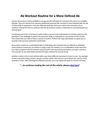 Ab Workout Routine For a More Defined Ab