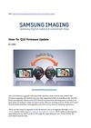 How-To - Q10 Firmware Update