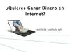El Verdadero Secreto Para Ganar Dinero RAPIDO en Internet