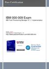 Pass ibm 000-009 Exam