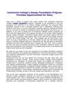 Centennial College’s Design Foundation Program Provides Opportunities for Many