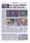 Article dans Nice Matin: Les nuits des loups