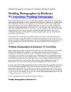 Wedding Photographers in Rochester NYAwareBear Wedding Photography