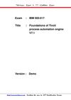 Test4pass IBM Certification 000-017 exam dumps vce
