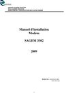 Guide d'installation SAGEM 3302-ANIS