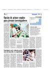 Opción de primer empleo para jóvenes investigadores