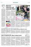 Article on Weinheim's newspaper . Performance: christian awe,cecilia collantes,nu.