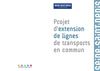 Projet d’extension de lignes de transports en commun