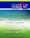 Programa de Conferencias, Expo Control de Plagas y Salud Pública, 2011