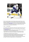 Fantasy Hockey Points To Remember on Last 2011 Season