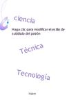 ciencia tecnica tecnologia