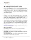 101 on Project Management Basics